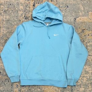 Nike Men's Light Blue Pullover Hoodie size small
